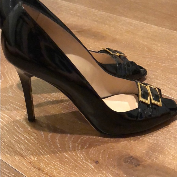 Jimmy Choo patent leather peep-toe pumps - Picture 3 of 5